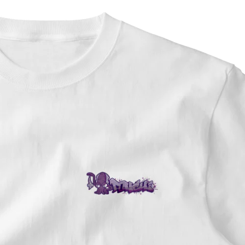 パープルイカぽんちカラー One Point T-Shirt