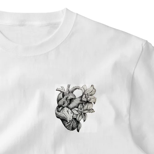 Flower Heart One Point T-Shirt