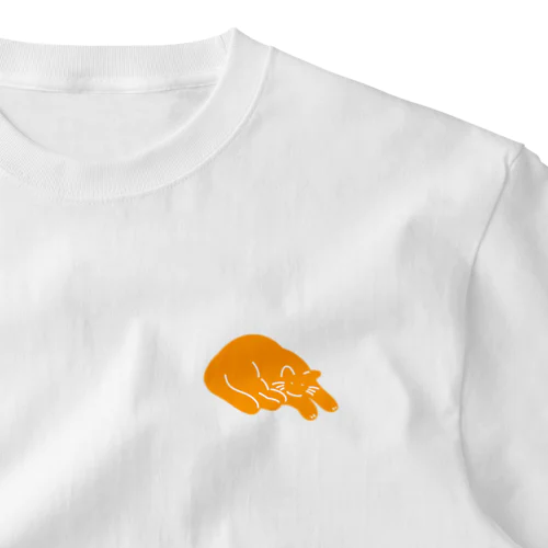 オレンジねこ One Point T-Shirt