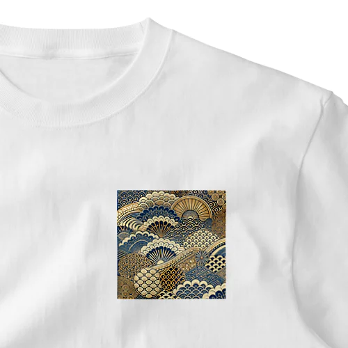 五彩和柄の調和 – 伝統文様の融合 One Point T-Shirt