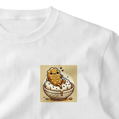 ナットウくん、今日もととのう One Point T-Shirt