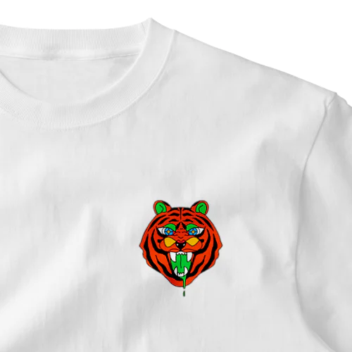 よだれ虎 One Point T-Shirt