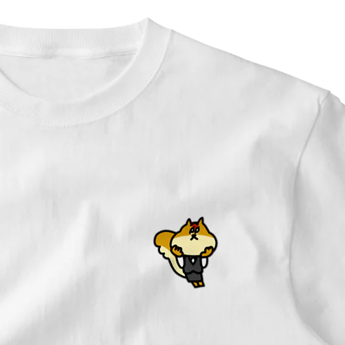 リス山グッズ ワンポイントTシャツ