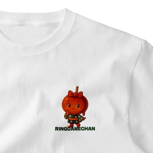 りんご飴ちゃんワンポイントTシャツ One Point T-Shirt