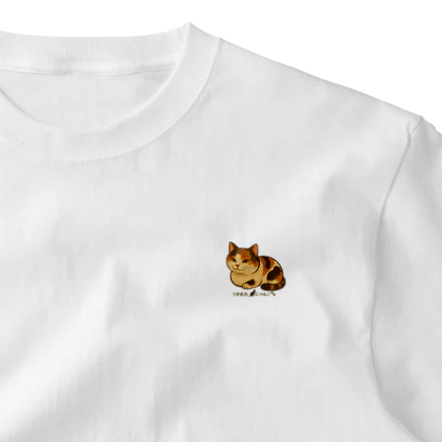 うずまき🌀にゃんこ🐾マスコットTシャツ One Point T-Shirt