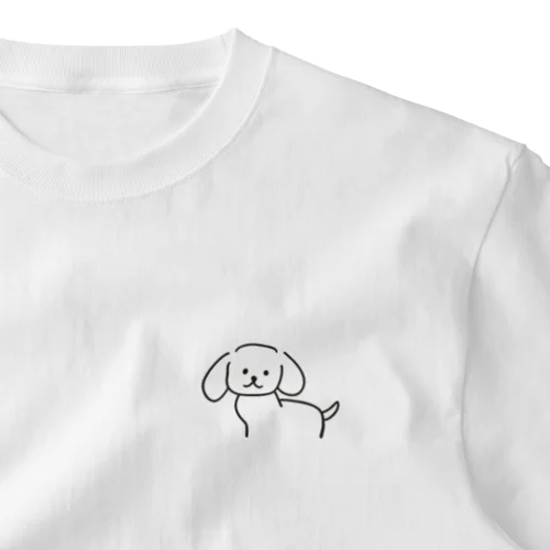 無気力犬 One Point T-Shirt
