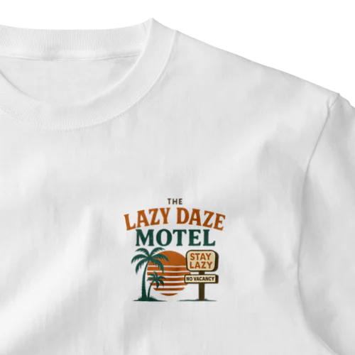【あくあん作】DAZY DAZE MOTEL ワンポイントTシャツ One Point T-Shirt