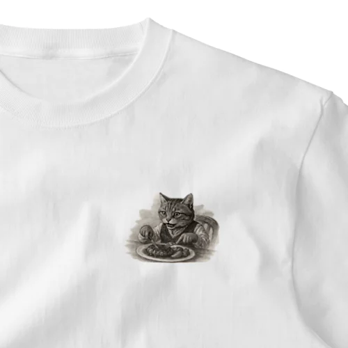 老舗洋食屋-墨のしらべ- One Point T-Shirt
