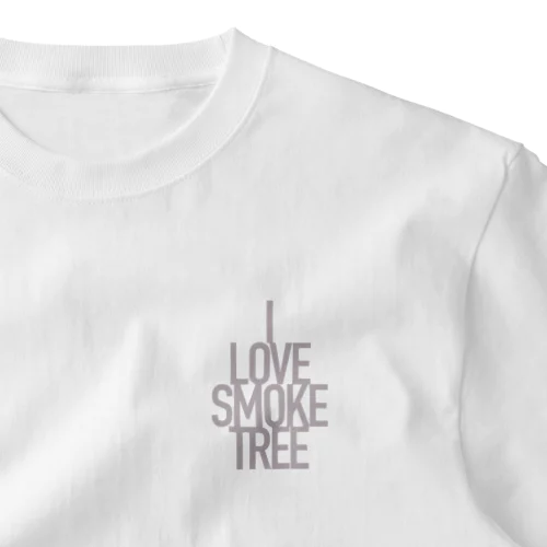 I lOVE SMOKE TREE　単色 One Point T-Shirt