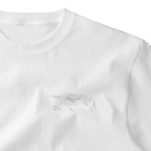休日の博物館（恐竜・ティラノサウルス） One Point T-Shirt