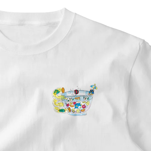 ペンギンとフルーツポンチ One Point T-Shirt