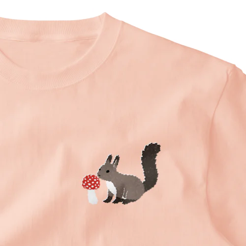 エゾリス きのこ One Point T-Shirt