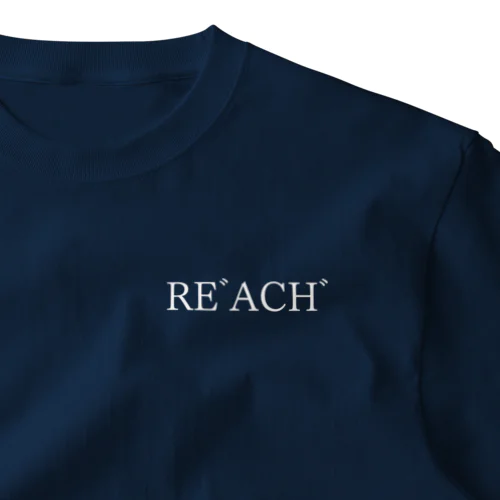 REﾞACHﾞ 白文字 One Point T-Shirt