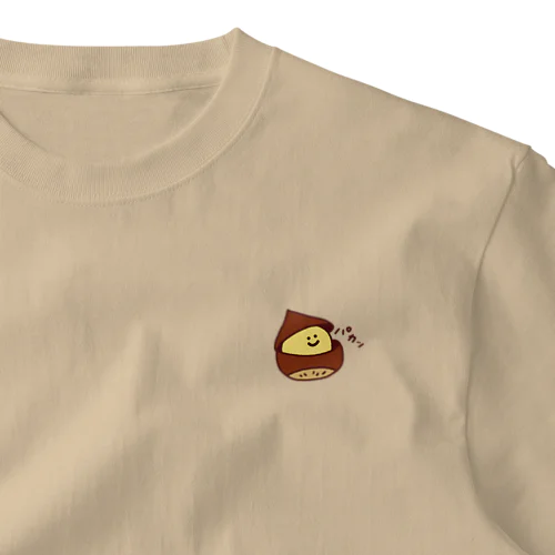 秋のごほうび 栗 🌰 ワンポイントT One Point T-Shirt