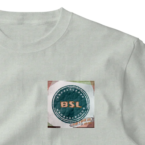 「BSL」square One Point T-Shirt