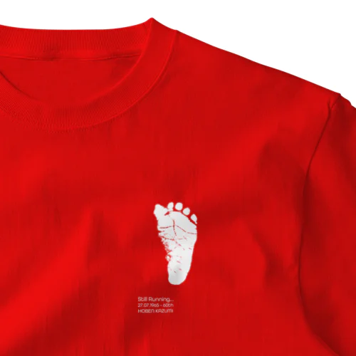 Still Running... 60th White rogo One Point T-Shirt