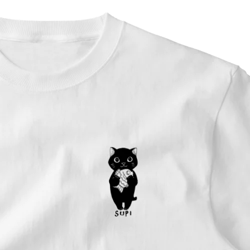 たい焼きSUPI（うすい色地） One Point T-Shirt
