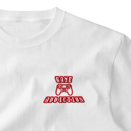 ゲーム中毒　赤 One Point T-Shirt