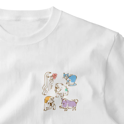 YouTube ミミファミリーメンバー  One Point T-Shirt