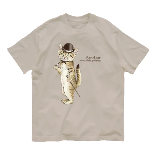 スナネコ紳士 Organic Cotton T-Shirt