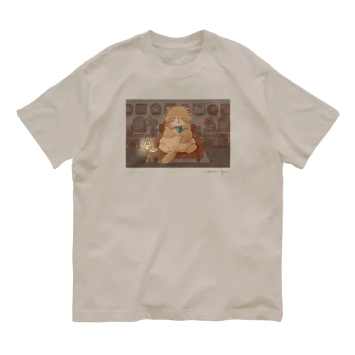 「眠れぬ夜の...」 Organic Cotton T-Shirt