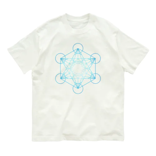 メタトロンスター青 Organic Cotton T-Shirt