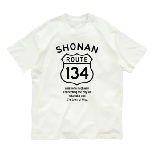 R134_No.001_03_BK Organic Cotton T-Shirt