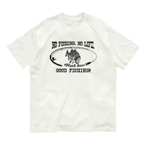 ブラックバス2_8K Organic Cotton T-Shirt