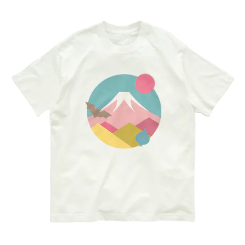 1富士 2コウモリ 3タマネギ Organic Cotton T-Shirt