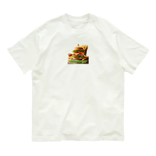 ハンバーガー Organic Cotton T-Shirt