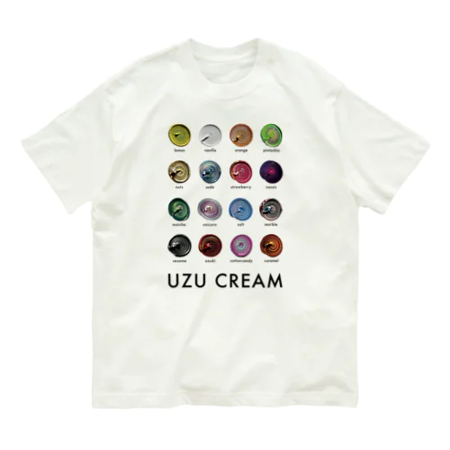 UZU CREAM Organic Cotton T-Shirt