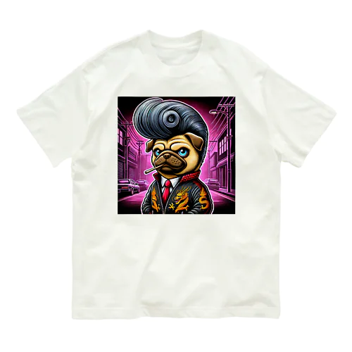 「ザ・番長パグ – STREET LEGEND」 Organic Cotton T-Shirt