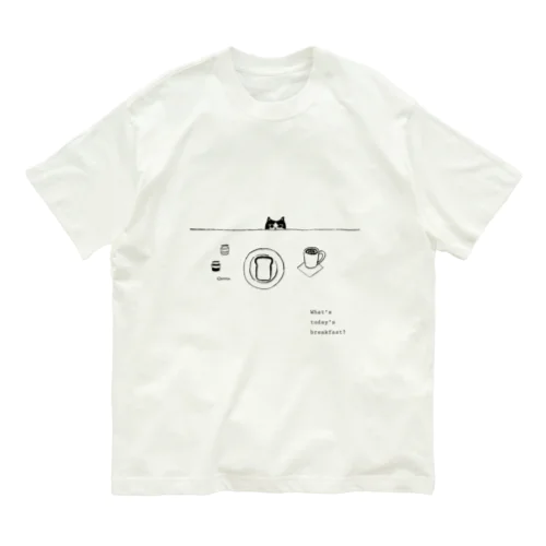 朝食チェック Organic Cotton T-Shirt
