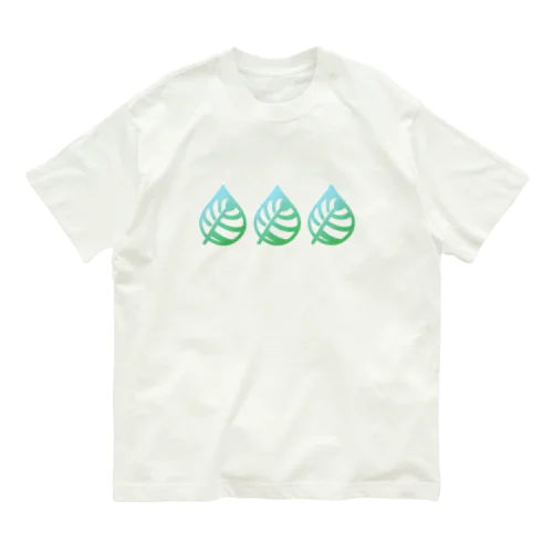 Leafy Drop 3 Organic Cotton T-Shirt