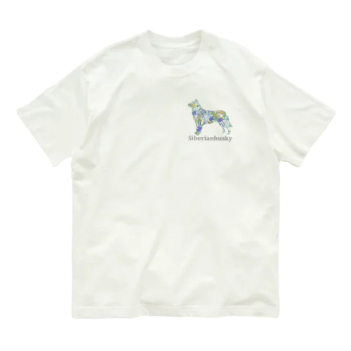 ボタニカル　ハスキー Organic Cotton T-Shirt