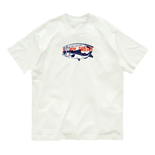 サーモン サモタンの夢    ちいさめ Organic Cotton T-Shirt