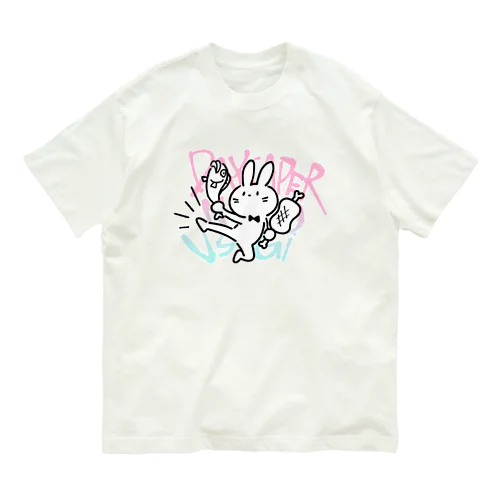 デイキャンパーうさぎ Organic Cotton T-Shirt