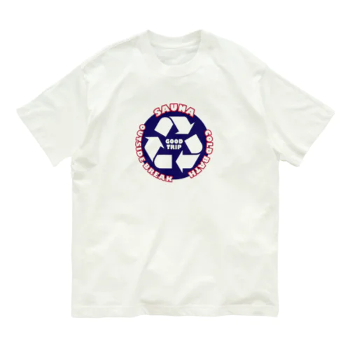 SAUNA is GOOD TRIP Tシャツ Organic Cotton T-Shirt