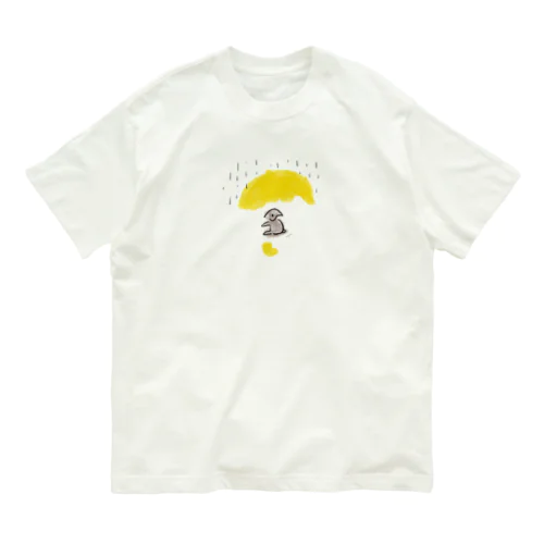 雨の日 コモリグマ Organic Cotton T-Shirt