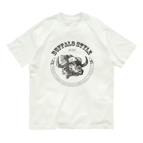 すき焼きを食べたバッファロー Organic Cotton T-Shirt