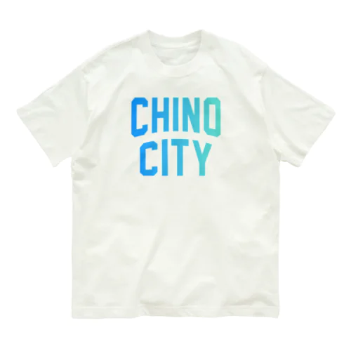 茅野市 CHINO CITY Organic Cotton T-Shirt