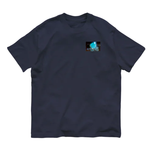 ワンポイントフローライトTシャツ Organic Cotton T-Shirt