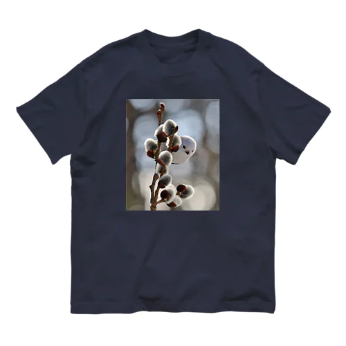 【人気シリーズ】サロベツで雪の妖精シマエナガ Organic Cotton T-Shirt