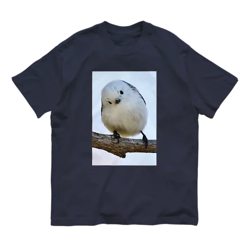 【#動物を味方に】サロベツのシマエナガ Organic Cotton T-Shirt