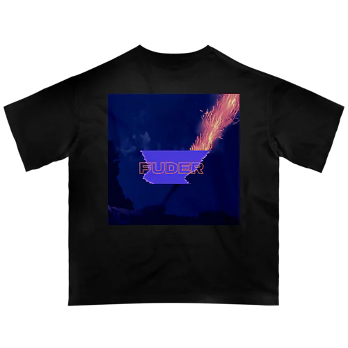 FUDER 花火アイテム Oversized T-Shirt