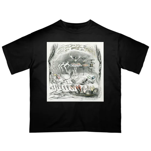 J・J・グランヴィル「もう一つの世界-バレエの黙示録-」 Oversized T-Shirt