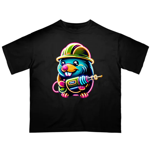モグラ産業革命 Oversized T-Shirt