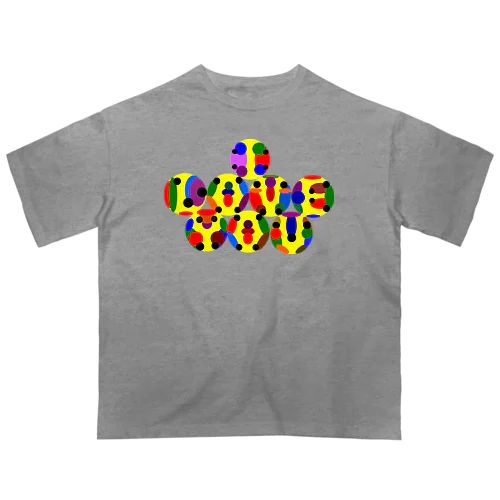 〇文字『I Love you h.t.』 Oversized T-Shirt