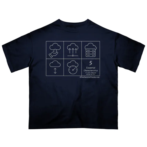 それがクラウドのいいところ。（濃色） Oversized T-Shirt