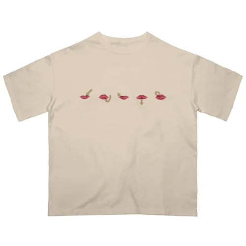 LIP（クチビル） Oversized T-Shirt